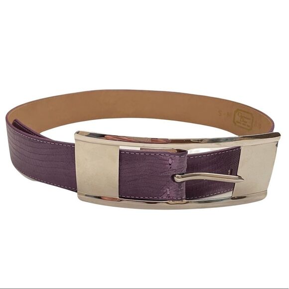 Vintage Christian Dior Belt Purple Size Small/Medium - Picture 1 of 7